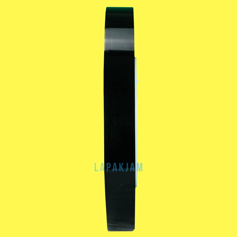 Jam Dinding Analog Polos Minimalis Edison Putih Hitam JDEDISEDW320-T38PUTHIT