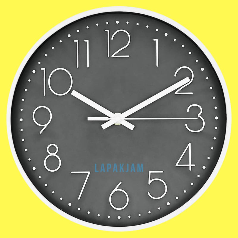 Jam Dinding Quartz Dekorasi Dinding Minimalis Murah Besar Alari RC-8101A Pink Biru Putih Modern