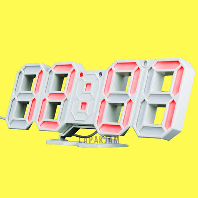 Jam Dinding Digital Meja Polos Minimalis No Brand Abu-abu JDDGST883ABU