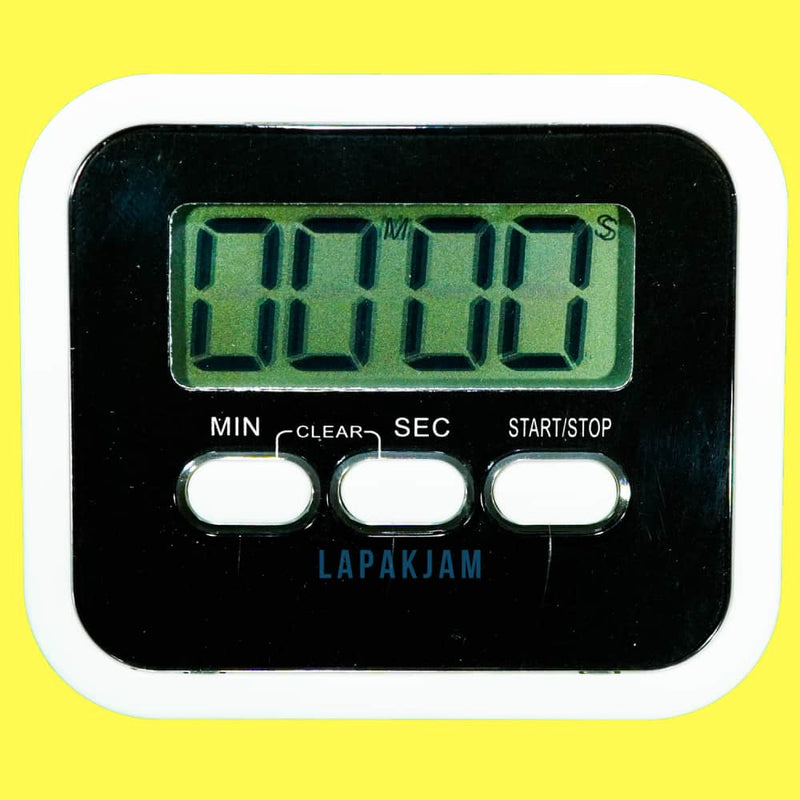 Timer Digital Magnet JS-115 Putih Hitam