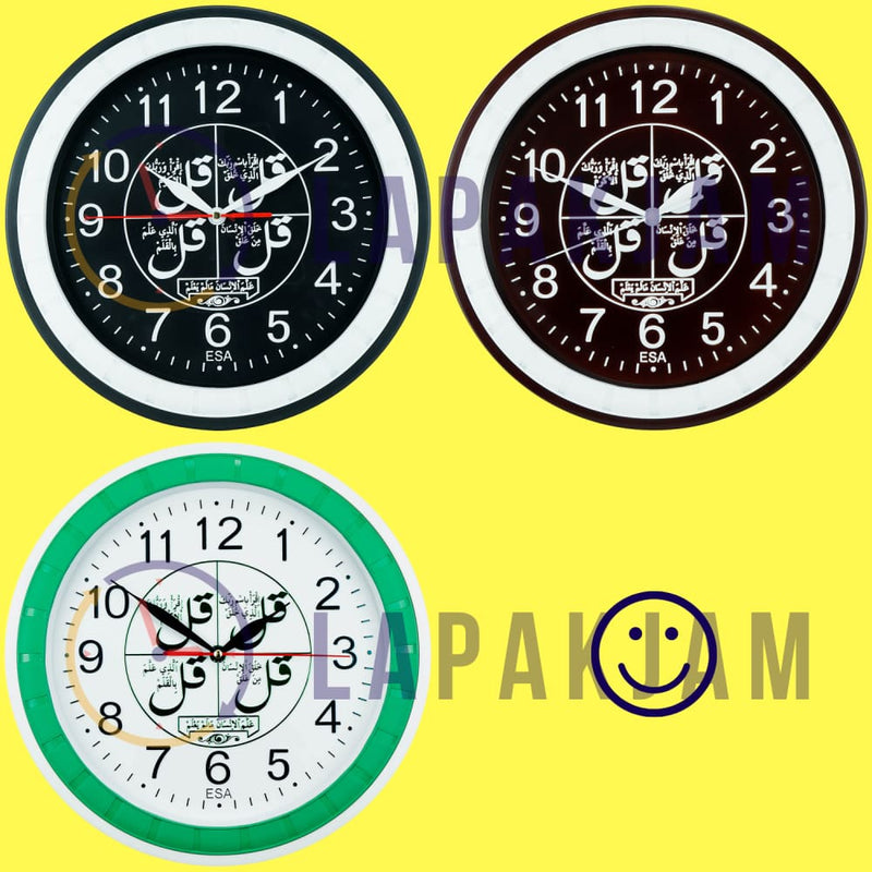 Jam Dinding Analog Polos Minimalis Esa Putih JD068ESA779PUT