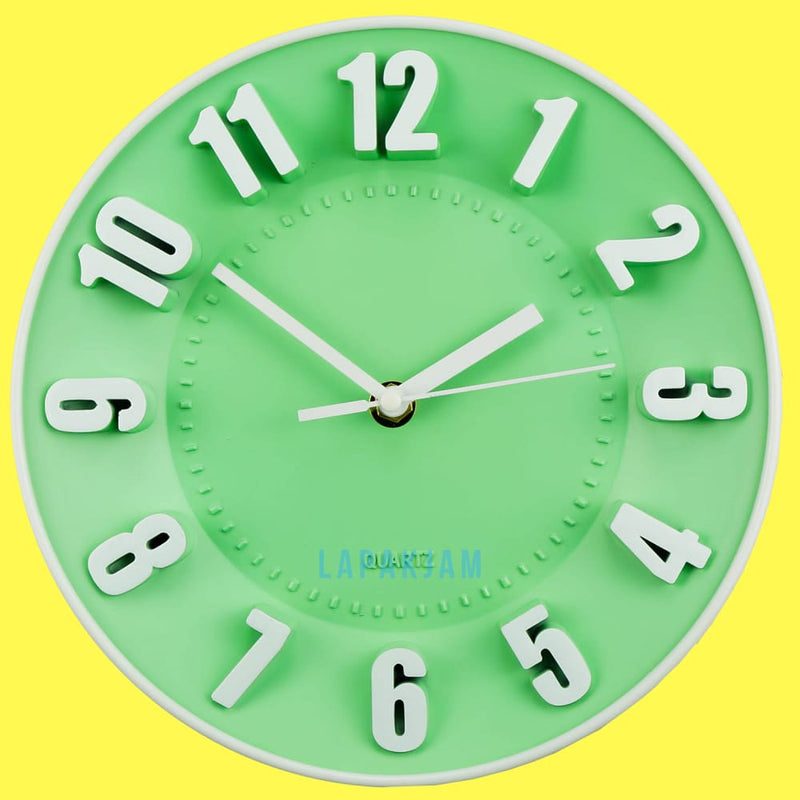 Jam Dinding KK-9622 Hijau22cm