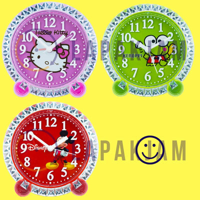 Jam Weker Analog Karakter Anak Esa Pink WEES91HKPIN