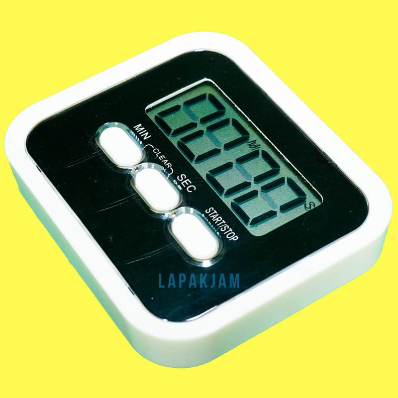 Timer Digital Magnet JS-115 Putih Hitam