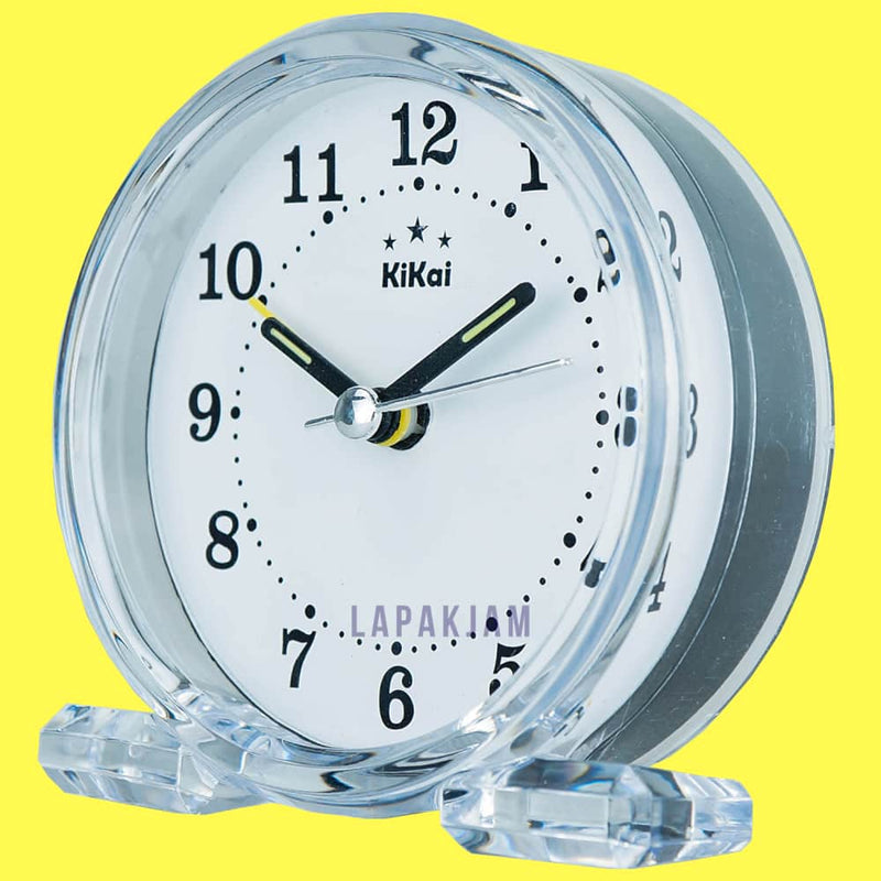 Jam Weker Analog Polos Minimalis Esa Putih WEKA888PPUT