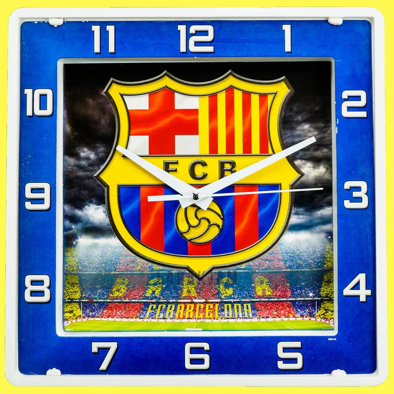 Jam Dinding Analog Bola Ontime Barcelona JDON42-F1BAR