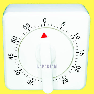 Timer Mechanical 60 Kotak Putih