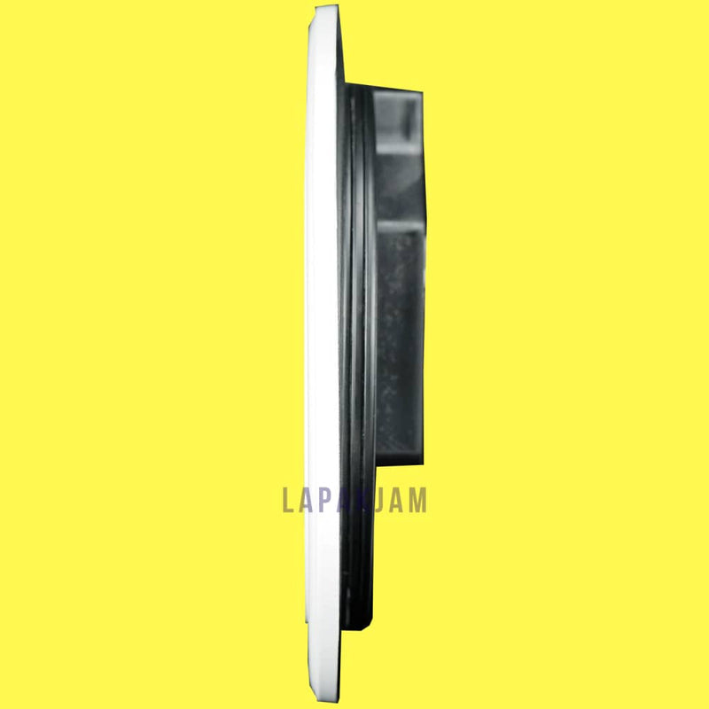 Jam Dinding Analog Polos Minimalis TimeStar Putih JDTI2129DWPUT