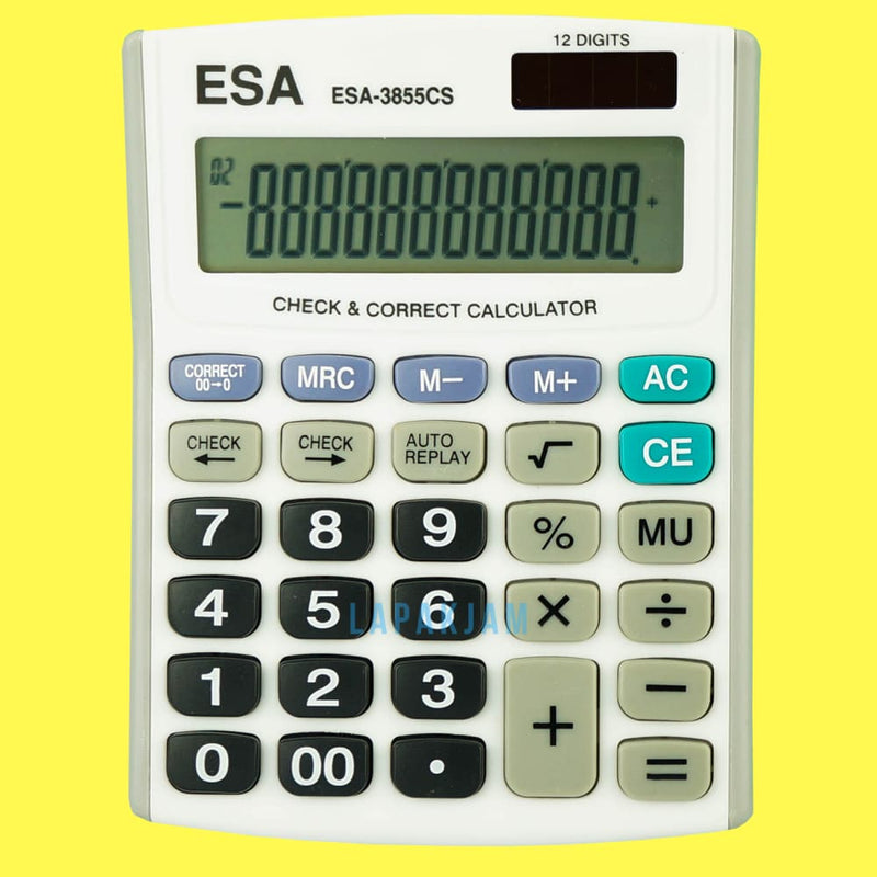 Kalkulator Basic Polos Esa Putih KL45ESA55SPT