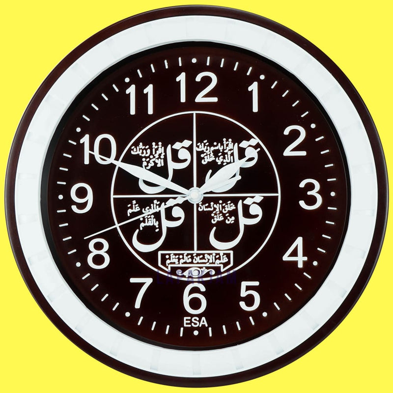 Jam Dinding Analog Polos Minimalis Esa Mahoni JD068ESA779MAH