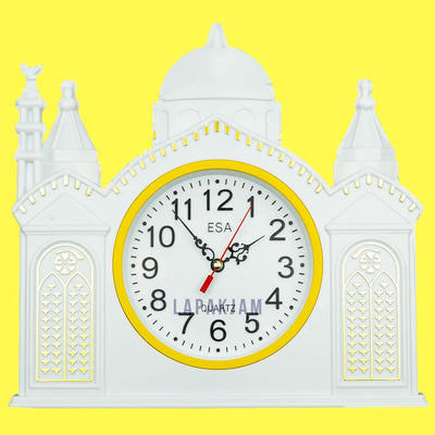 Jam Dinding Analog Kaligrafi Esa Kuning JD0053ESA250KU