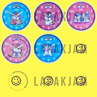 Jam Dinding Analog Karakter Anak Boba Dabbing JDBOBABB1177DAB