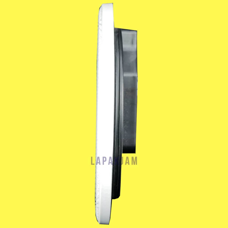 Jam Dinding Analog Polos Minimalis TimeStar Kuning JD58218DYLWHI