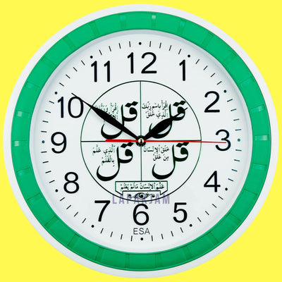 Jam Dinding Analog Polos Minimalis Esa Hijau JD068ESA779HIJ