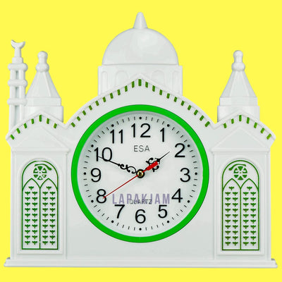 Jam Dinding Analog Kaligrafi Esa Hijau JD0053ESA250HI